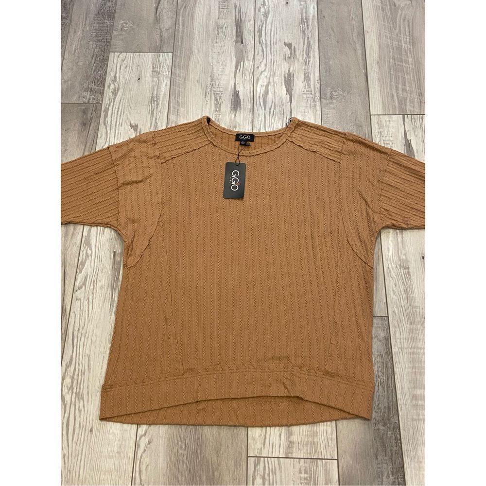🌻🏵Gigio Oversized Lightweight Caramel Top/Sweater